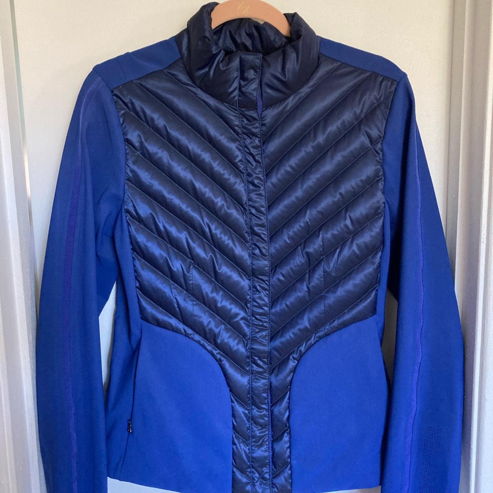 Bogner jacket with down & grosgrain